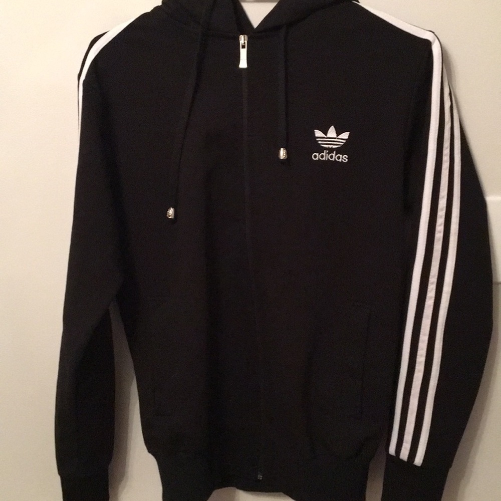 black adidas jacket